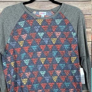 LuLaRoe Women's Randy Baseball Top